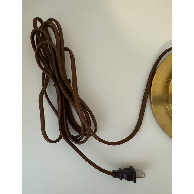 2020s Brass and Leather Ralph Lauren for Visual Comfort Lamp For Sale - Image 5 of 6