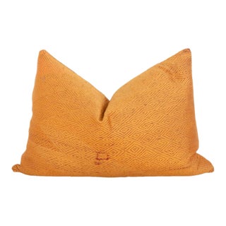 Sunrise Silk Phulkari Pillow For Sale