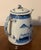Antique 19th Century Chinese Export Blue & White Canton Porcelain Tea Pot For Sale - Image 9 of 12
