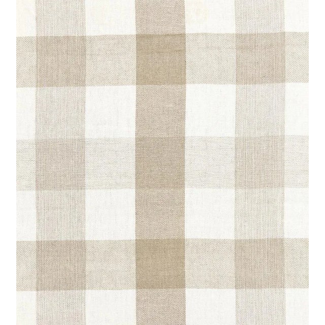 Traditional Sample - The House of Scalamandré Westport Linen Plaid Fabric, Linen For Sale - Image 3 of 3