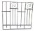 Antique Victorian Iron Gate For Sale