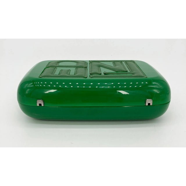 Fendi Green Logo Box Clutch For Sale In Philadelphia - Image 6 of 11