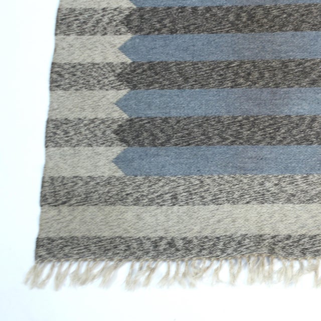 1960s Swedish Flat Weave Röllakan Rug, 1960s For Sale - Image 5 of 8