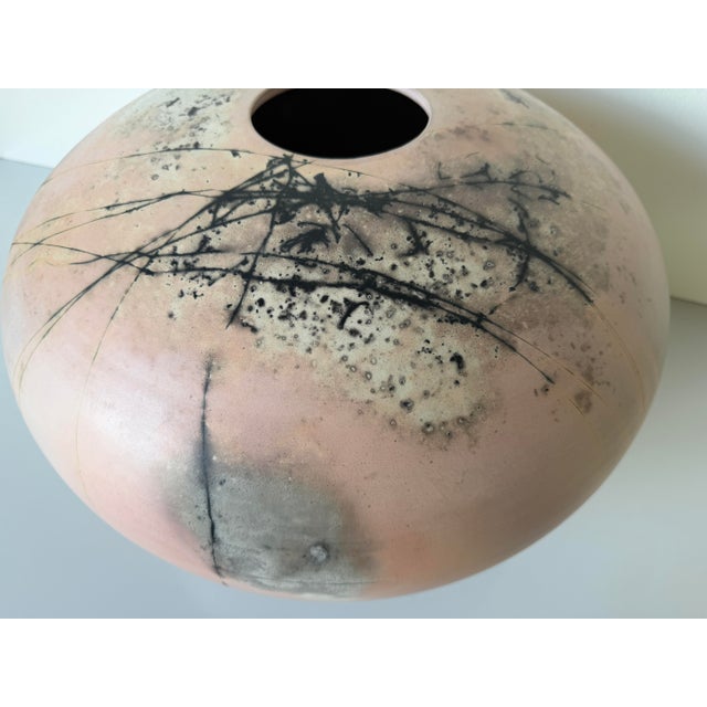 Ceramic Large- 1986 Richard Mahaffey Abstract Sculptural Studio Pottery Vase – Signed For Sale - Image 7 of 12