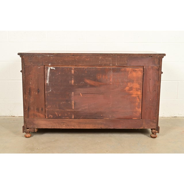 Herter Brothers Style Antique Victorian Carved Oak Dresser or Chest of Drawers, Circa 1890s For Sale - Image 14 of 15