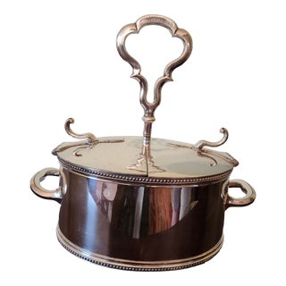 Antique Silverplate Egg Warmer For Sale
