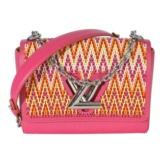 Pink Multicolor Stitch Epi Twist MM For Sale