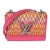 Pink Multicolor Stitch Epi Twist MM For Sale