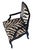 Vintage Faux Zebra Upholstered Chair, Pair For Sale - Image 12 of 15