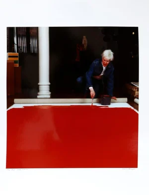 Andy Warhol Red Series Iii, Photo Portrait by Curtis Knapp