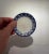English Early 20th Century Antique Blue & White Plate by “Ellesmere” England For Sale - Image 3 of 5