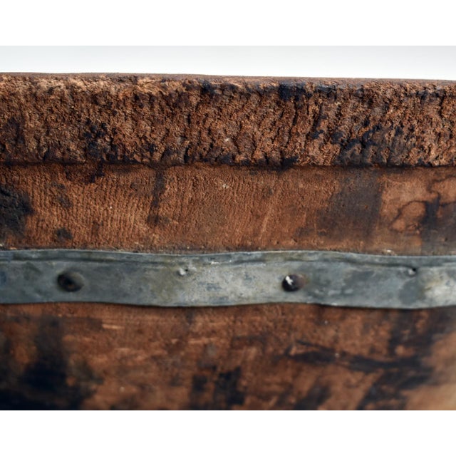 Carved Bowl From Single Stump For Sale - Image 4 of 4