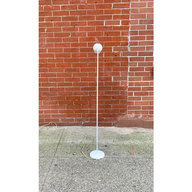Mid-Century Modern Robert Sonneman for George Kovacs Eyeball Floor Lamp in White Finish C 1970's For Sale - Image 3 of 7