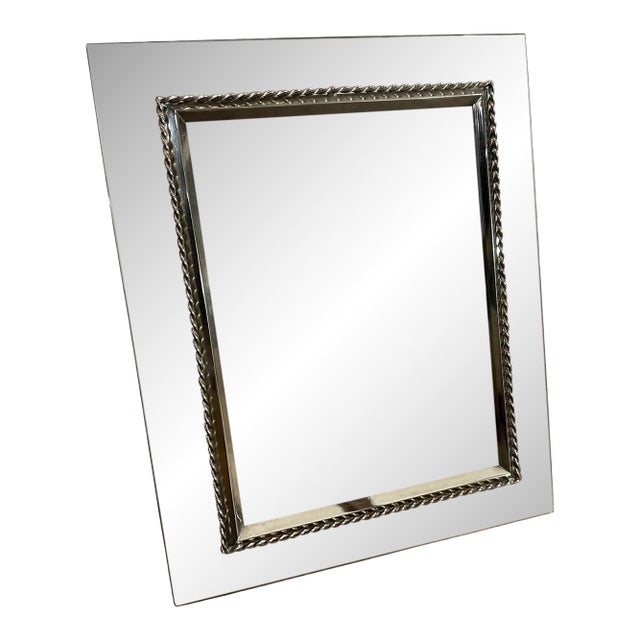 1960s High Quality Mid-Century Modern Smoked Glass Italian Picture Frame For Sale
