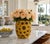 Vintage Majolica Sunflower-Adorned Ceramic Vase For Sale - Image 10 of 12