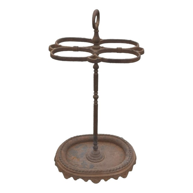 Cast Iron Umbrella Stand, 1950s For Sale