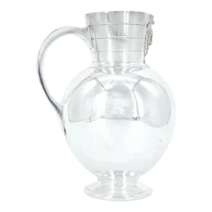 English Late 19th Century Silver Plate Tableware Serving Water Pitcher