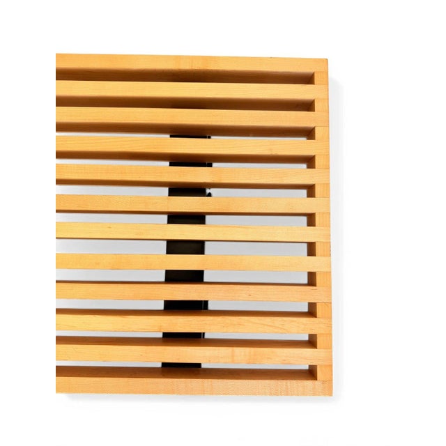 Late 20th Century Authentic Herman Miller Slated Bench /Coffee Table For Sale - Image 6 of 13