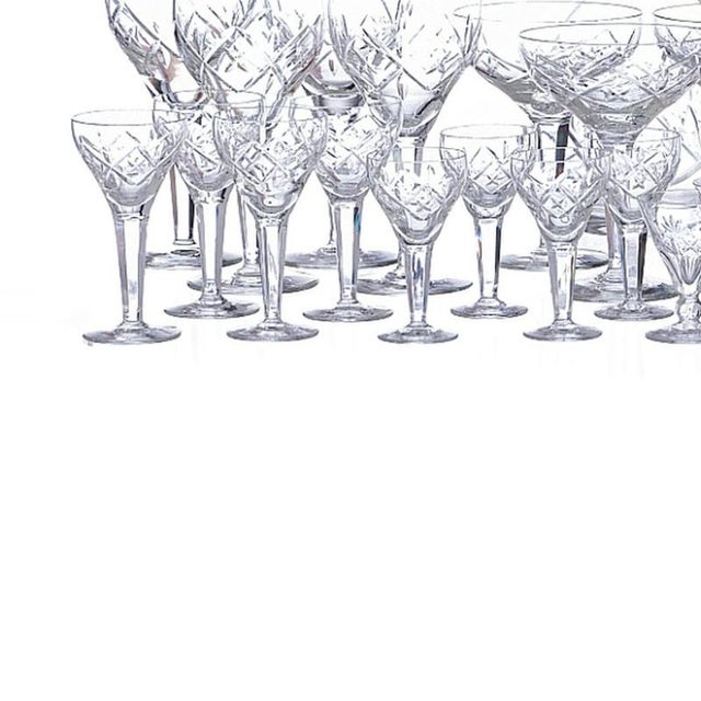 Glass and Crystal Glasses, Set of 177 For Sale - Image 3 of 6