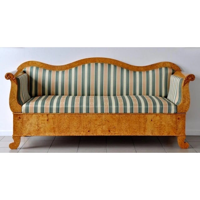 Vintage Sofa in Birch For Sale - Image 4 of 4