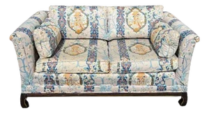 1970s Gilt Chinoiserie Sofa Couch Loveseat by Broyhill and Lenoir Chair Company