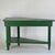 Mid 20th Century Primitive Hand Made Green Wooden Corner Table With One Drawer for Indoor or Enclosed Garden For Sale - Image 10 of 13