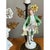 Mid 20th Century Vintage Lucite Base Porcelain Figurine Lamps - a Pair For Sale - Image 5 of 12