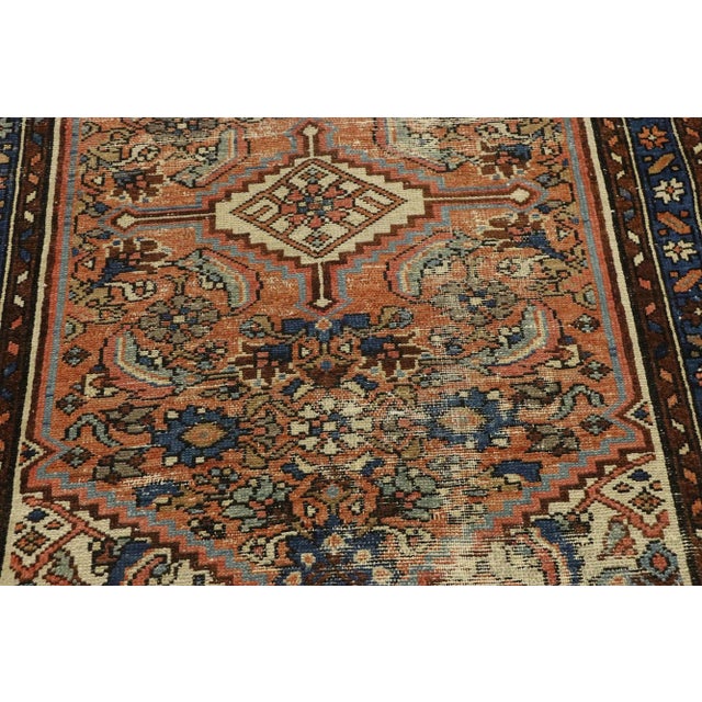 Antique Persian Hamadan Rug - 02'06 X 03'07 For Sale - Image 4 of 8