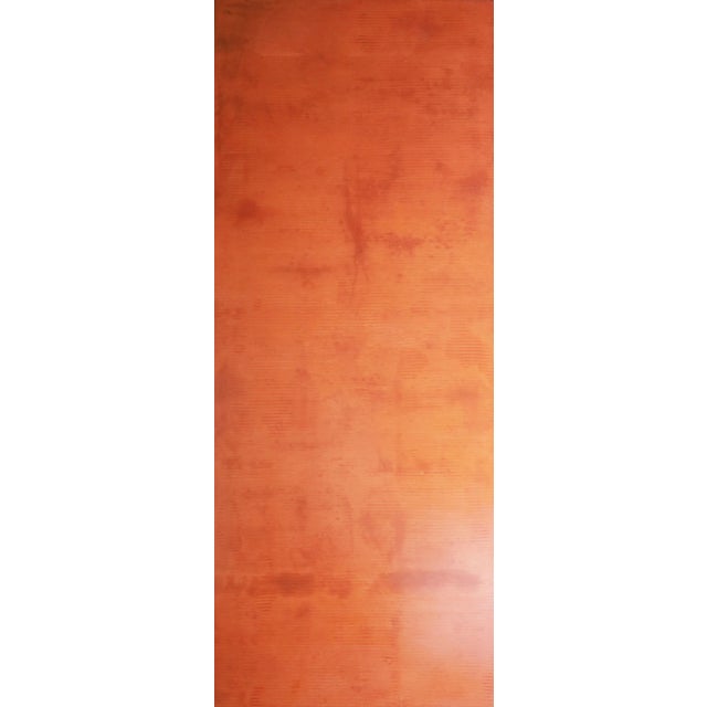 Kris Cox Curtain Series, 2006, Mixed Media on Board, Signed Verso For Sale