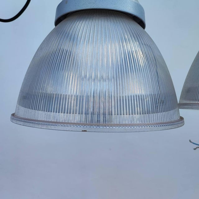 Vintage Industrial Pendants, Set of 3 For Sale - Image 3 of 9