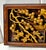 Antique Chinese Carved Teak Fiqural Plaque W/Gold For Sale - Image 4 of 12