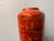 Vintage Fat Lava Vase in Orange from Scheurich, 1970s For Sale - Image 4 of 16