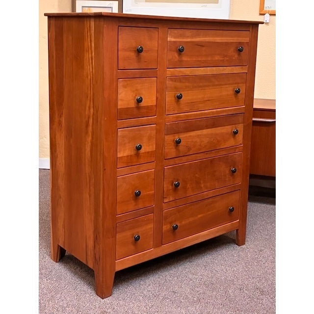 Vintage Solid Cherry Amish Chest of Drawers by Borkholder Furniture, USA Solid Cherry - Dovetail Construction - Made in...