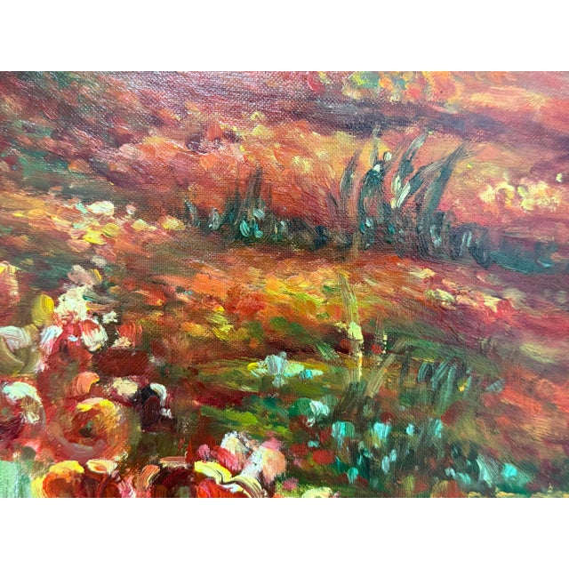 Red Watkins for Prestige Arts Tuscan Poppies Artwork, Certificate For Sale - Image 8 of 12