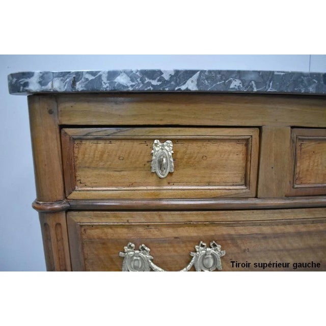 Louis XVI Walnut Chest of Drawers, Late 1700s For Sale - Image 10 of 18
