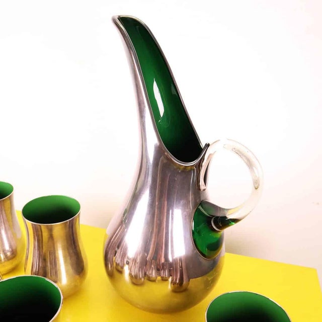 Jug and Glasses, Set of 13 For Sale - Image 4 of 11