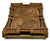 Unusual Antique 1910s Cast Iron American Indian Motif Telescoping Adjustable Size Bookend Rack With Nice Original Paint For Sale - Image 11 of 18