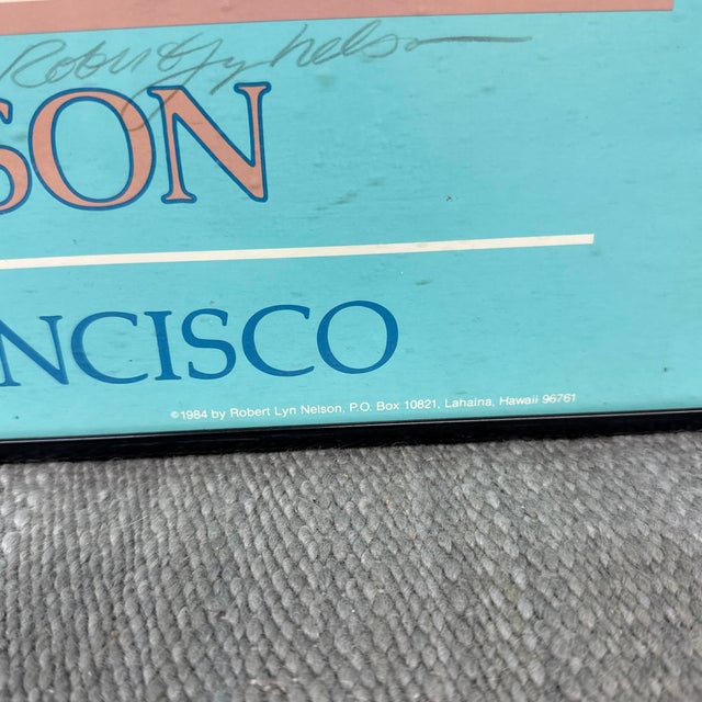 Paper Robert Lyn Nelson Greenpeace San Francisco Poster, Framed For Sale - Image 7 of 12