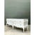 This pair of vintage French Provincial nightstands presents the unmistakable curves of the style, each with a serpentine...
