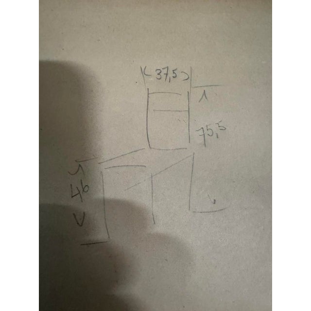 Brown Vintage Chair in Meribel by Charlotte Perriand, 1950 For Sale - Image 8 of 9