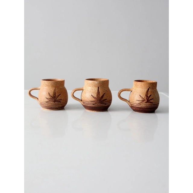 Brown 1980s Tygart River Pottery Serving Dishes Set of 14 For Sale - Image 8 of 12