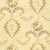 Sample - Schumacher Jester Arabesque Wallpaper in Sunlight For Sale