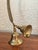 1980s Double Brass Bell With Feather Handle For Sale - Image 4 of 6