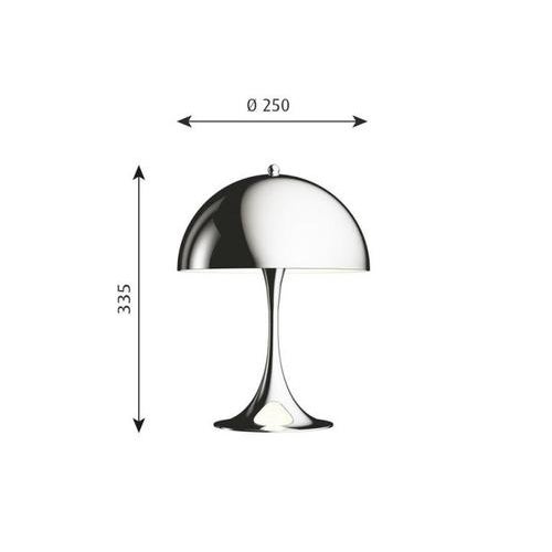 Cream Mid-Century Modern Scandinavian Panthella Table Lamp, 1970s For Sale - Image 8 of 9