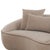 Wood Jenny Taupe Faux Mohair Loveseat For Sale - Image 7 of 8