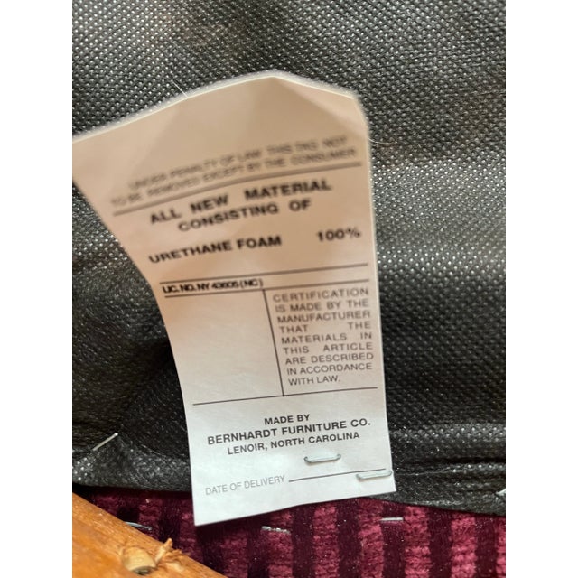 Bernhardt Arm Chairs Bernhardt Dining Hepplewhite Shield Back Vintage Dining Room For Sale - Image 4 of 5