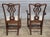 Set of 6 Late 20th Century Statton Chippendale Solid Cherry Dining Chairs Old Towne Maryland Made For Sale - Image 11 of 14