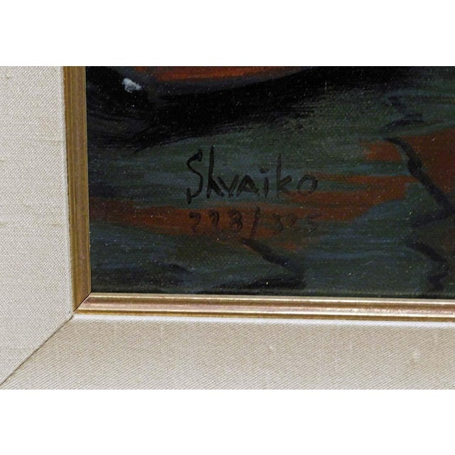 Viktor Shvaiko "Autumn in Venice" on Canvas Framed Hand Signed For Sale In Denver - Image 6 of 7