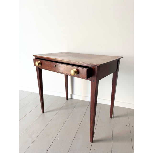 British Georgian Inlaid Hall Table, 1800s For Sale - Image 9 of 14