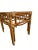 Mid 20th Century Mid 20th Century Pair of Vintage Rattan and Bentwood Glass Top Side Tables - in the Style of Franco Albini For Sale - Image 5 of 11